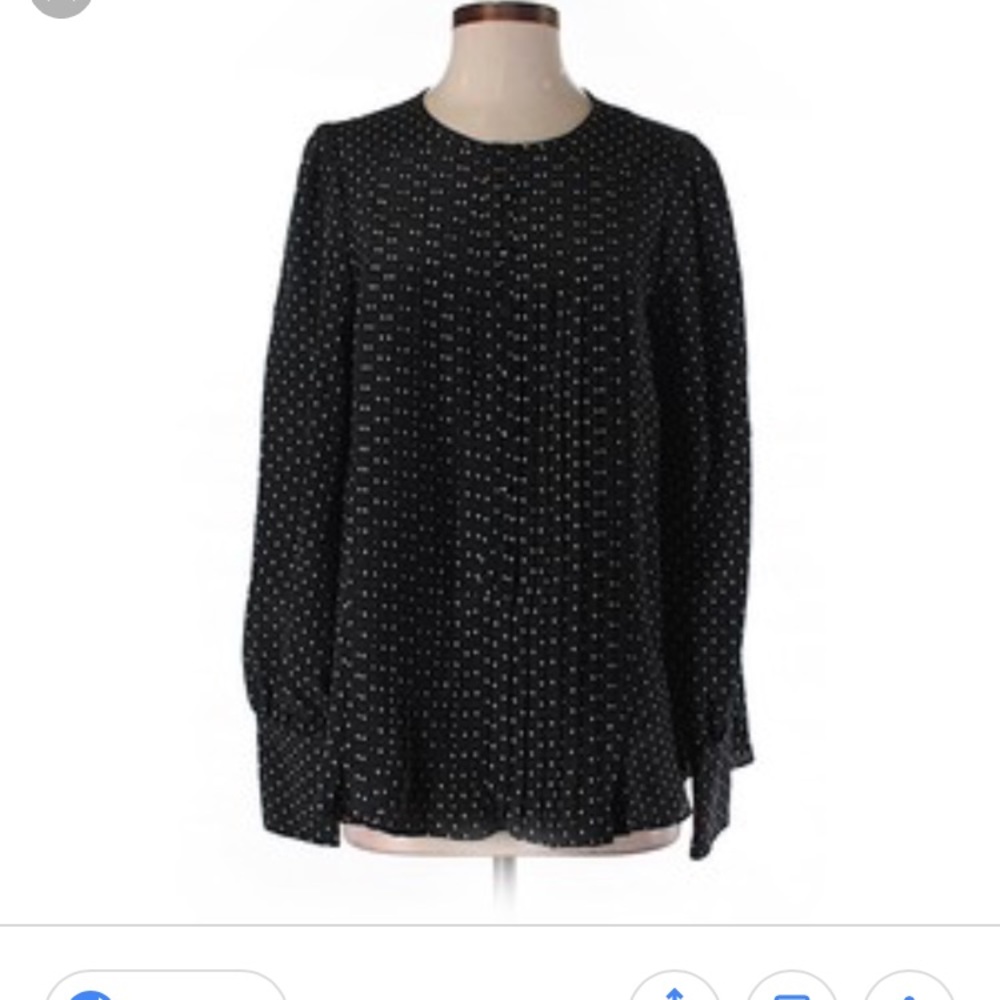 Alice Ritter Long Sleeve Silk Top